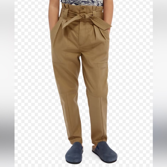 Scotch & Soda Magical Altitudes Paperbag Waist Pants Size Large - Picture 1 of 10